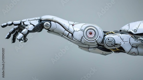 Techno-Enhanced Robotic Arm Metallic Exoskeleton