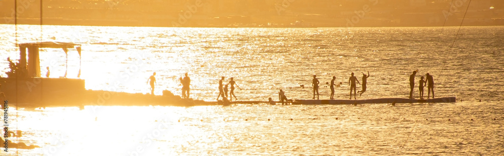 summer on the sea coast