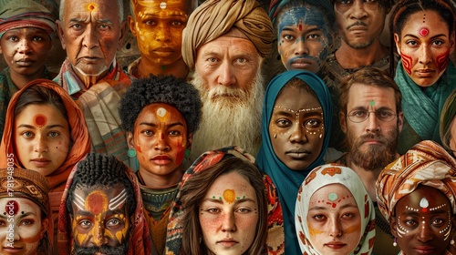 Cultural Diversity Portrait: Representing Unity and Multiculturalism