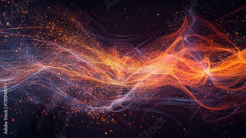 Dynamic Flow of Orange Part...