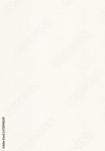 Seamless bianca, alabaster, beige, twilight blue cream with straw fibers vintage paper texture for background, natural detailed smooth paper sheet. Vertical portrait orientation. (ID: 781948249)