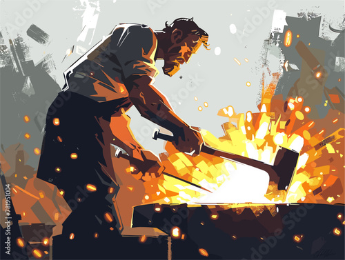 Blacksmith's Forge: A Symphony of Fire and Iron