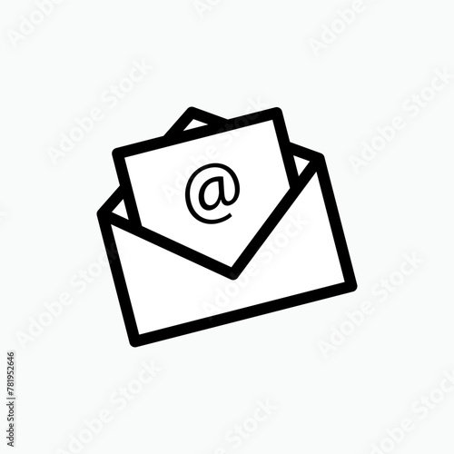 Mail Icon. E Mail, Correspondence  Symbol - Vector.