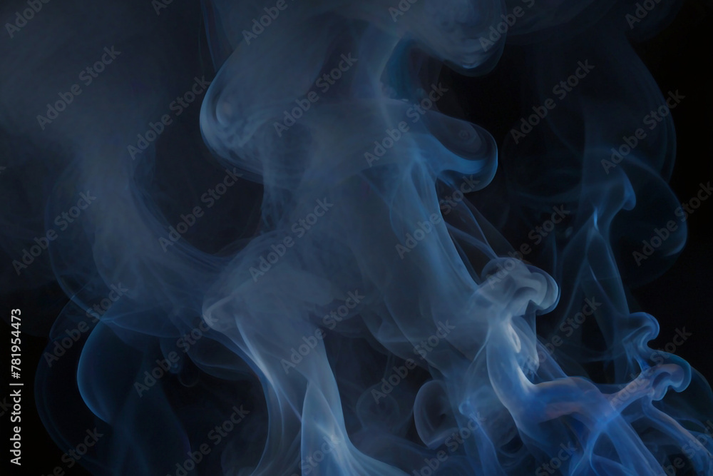 Gray & Dark blue smoke background Design Gray & Dark blue smoke background Design