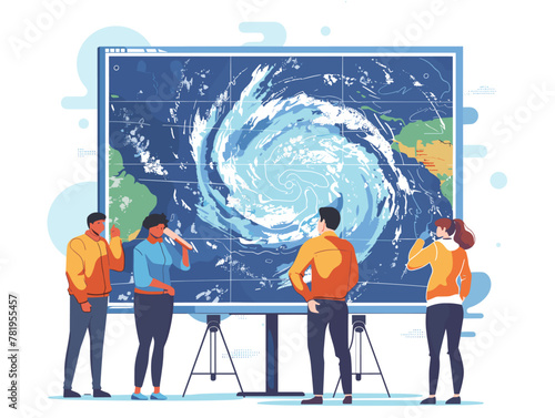 Meteorological Teamwork against the Force of Nature: Hurricane Tracking for Public Safety