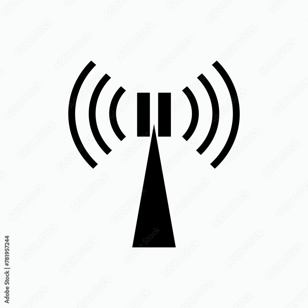 Antenna Icon. Signal, Transmitter. Transmission Symbol for Design, Presentation, Website, or Apps Elements.- Vector. Antenna Icon. Signal, Transmitter. Transmission Symbol for Design, Presentation, Website, or Apps Elements.- Vector.