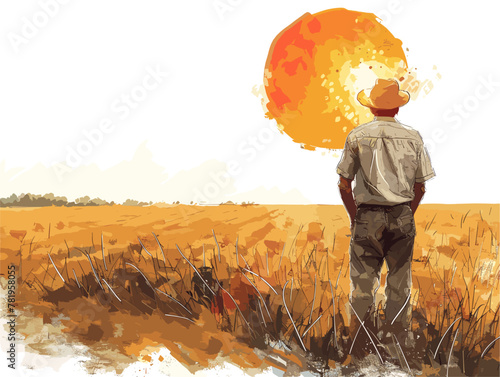 Despair on the Farm: A Scorching Sun Withers Hopes Under a Merciless Sky