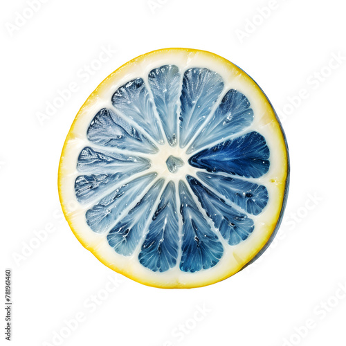 Isolated Blue Lemon