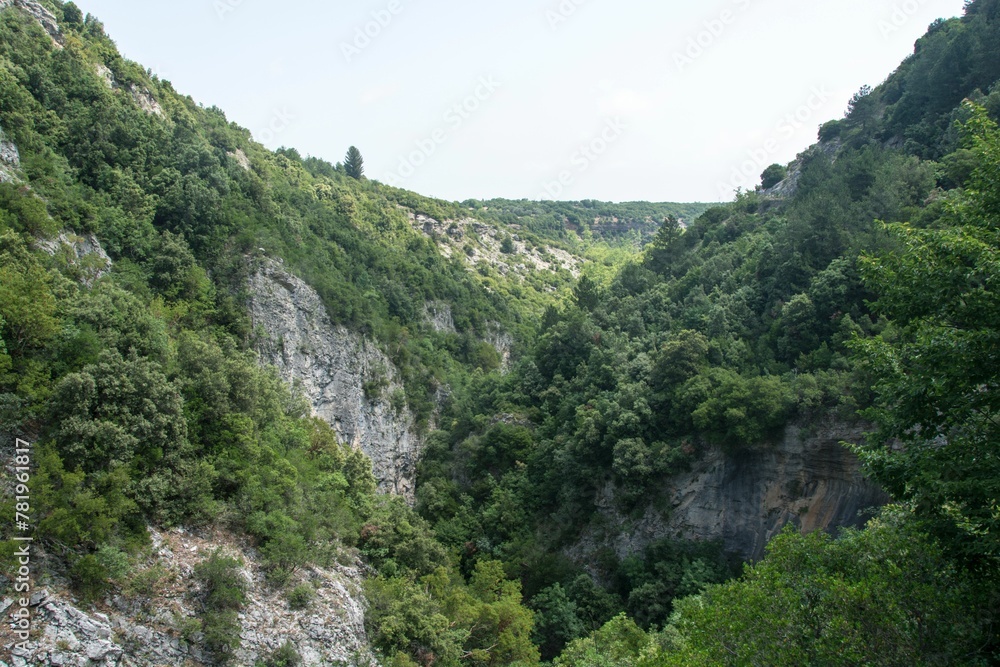 A beautiful view on Mount Olympus National Park in Greece