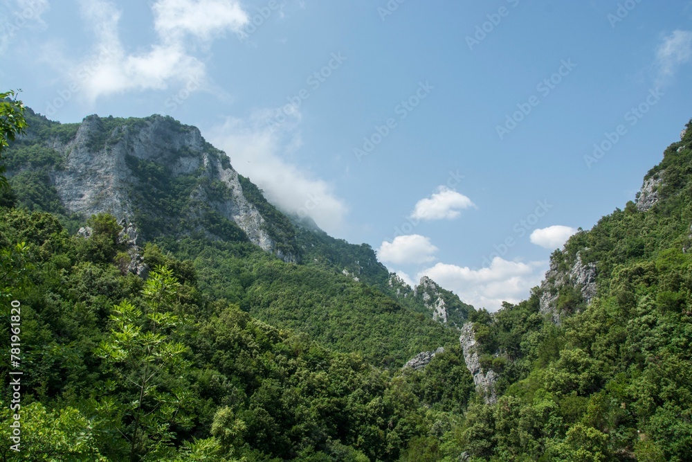 A beautiful view on Mount Olympus National Park in Greece