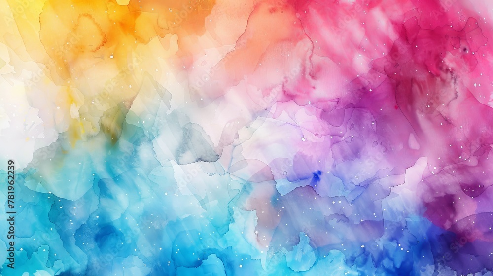 Background of abstract colorful watercolor...