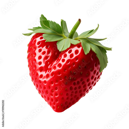 Isolated Red Strawberry