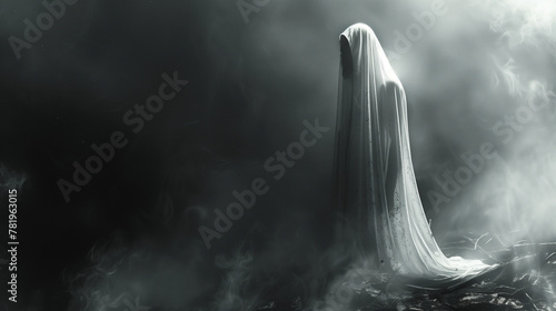 abstract scary ghost photo