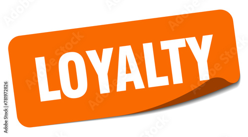 loyalty sticker. loyalty label