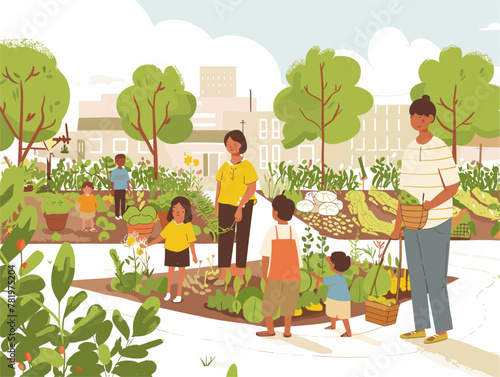 Community Garden: Bustling Hub of Collaboration, Sustainability, and Social Connection