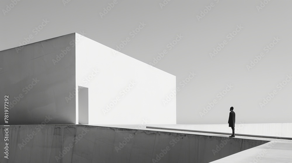 Minimalist concept photography AI generated illustration Minimalist concept photography AI generated illustration