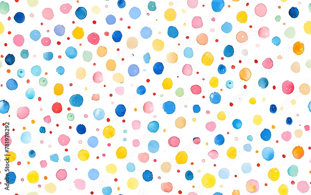 Watercolor Dot Pattern Background Watercolor Dot Pattern Background