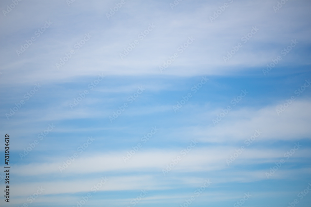 Blue sky with white clouds of juicy beautiful color Blue sky with white clouds of juicy beautiful color