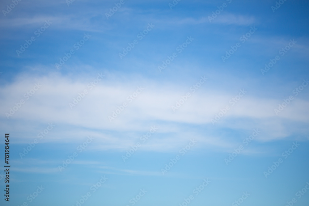 Blue sky with white clouds of juicy beautiful color Blue sky with white clouds of juicy beautiful color