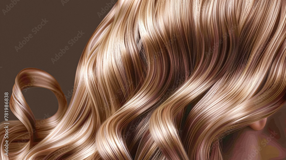Hairstyle, beauty and hair care, long light brown healthy hair texture background for haircare shampoo, hair extensions and hair salon Hairstyle, beauty and hair care, long light brown healthy hair texture background for haircare shampoo, hair extensions and hair salon