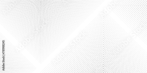 Dotted particles flowing halftone square shape wave pattern on white background. Vector in technology, science, music, waves, modern concept. photo