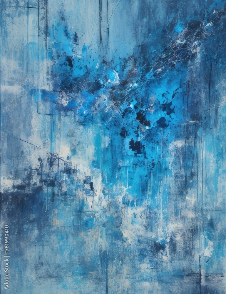 Obraz premium abstract blue backgroun