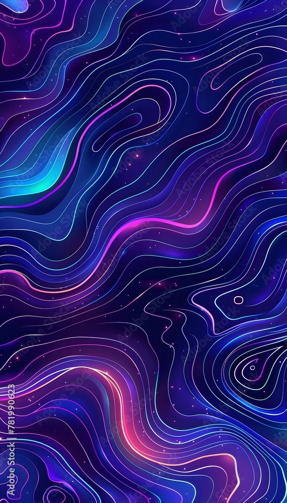 abstract dark background with blue waves