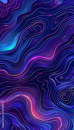 abstract dark background with blue waves