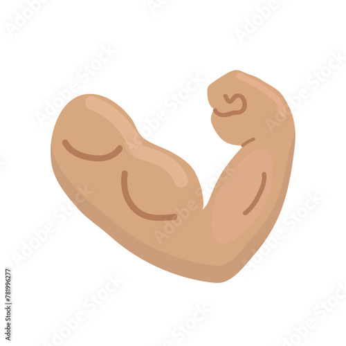 Muscle icon clipart avatar logotype isolated vector illustration
