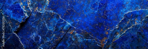 Lapis Lazuli Texture, Blue Stone Background, Lazure Gem Slice, Dark Blue Crystal Mineral Pattern