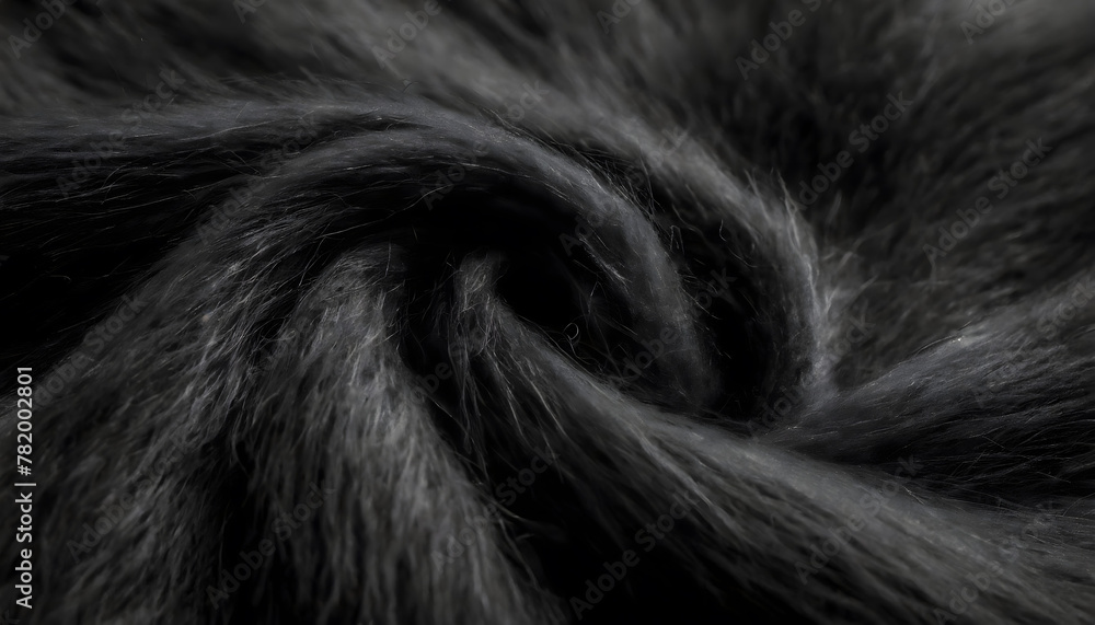 Textile Waves, Close-up of Artistic Design of Fur Fabric Textile Waves, Close-up of Artistic Design of Fur Fabric