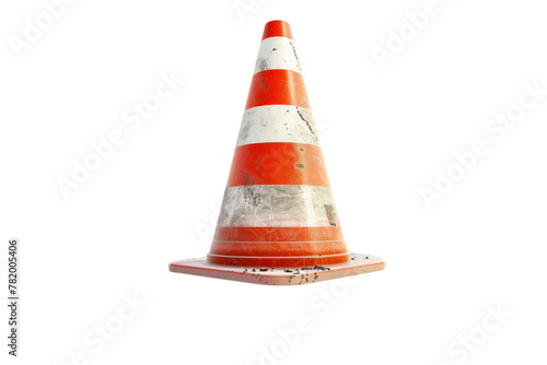  Traffic cones, no entry zone
isolated on white background