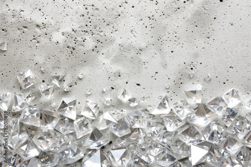 diamond scattering on the background