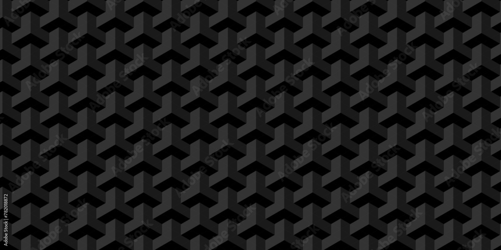 Vector minimal Black cube geometric seamless background. Seamless blockchain technology pattern. Vector illustration pattern with blocks. Abstract geometric design print of cubes pattern. Vector minimal Black cube geometric seamless background. Seamless blockchain technology pattern. Vector illustration pattern with blocks. Abstract geometric design print of cubes pattern.