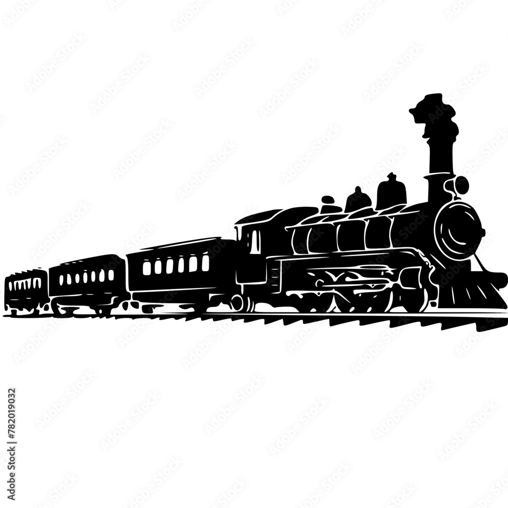 locomotive cut file, kids clipart, choo choo svg, train svg bundle