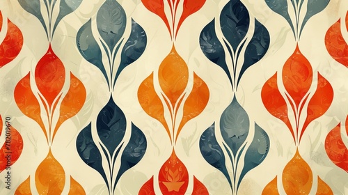 Pattern Backgrounds: A vector illustration of a retro-inspired pattern