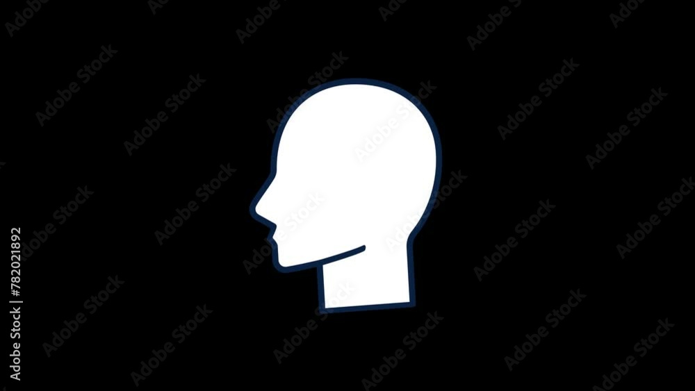 Head Crossmark Animation Transparent background Head Crossmark Animation Transparent background