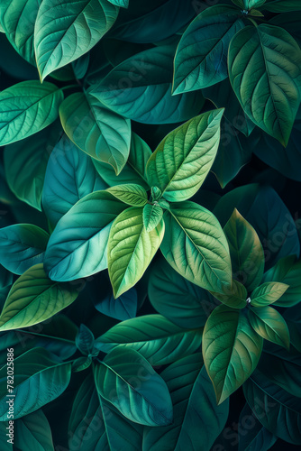 Leaves full frame background dark vibrant colors