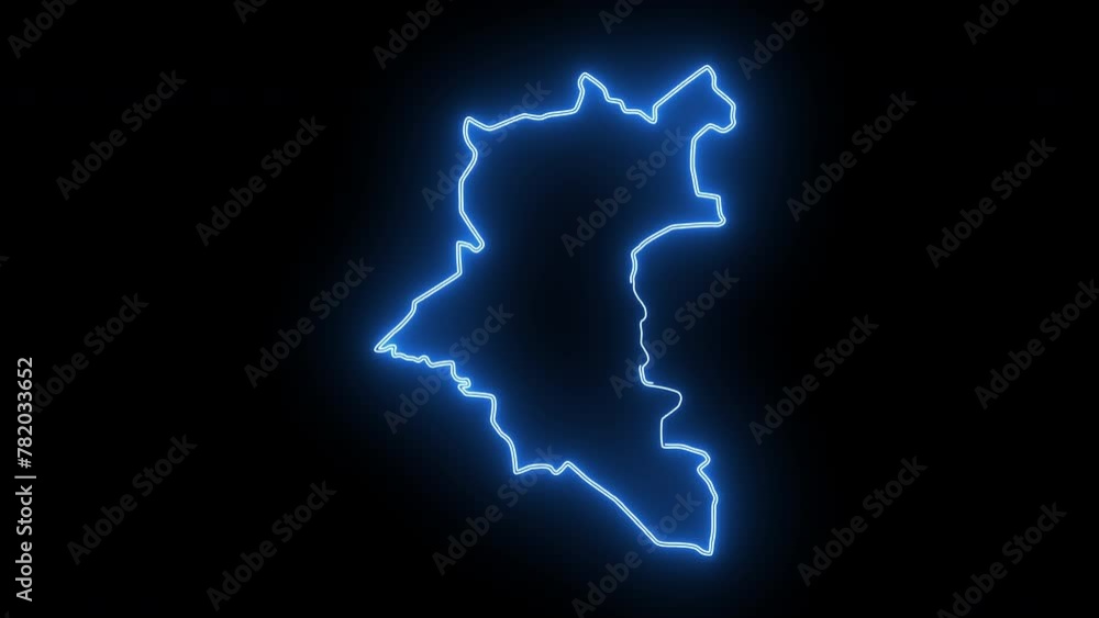 map of Daraa in syria with glowing neon effect map of Daraa in syria with glowing neon effect