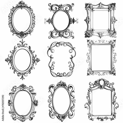 Collection of Ornate Vintage Frames