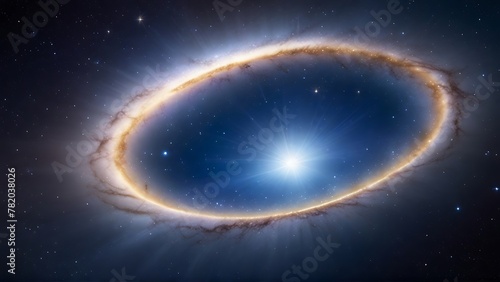 Celestial Splendor: A Mesmerizing Cosmic Halo of Stars, Like a Celestial Symphony