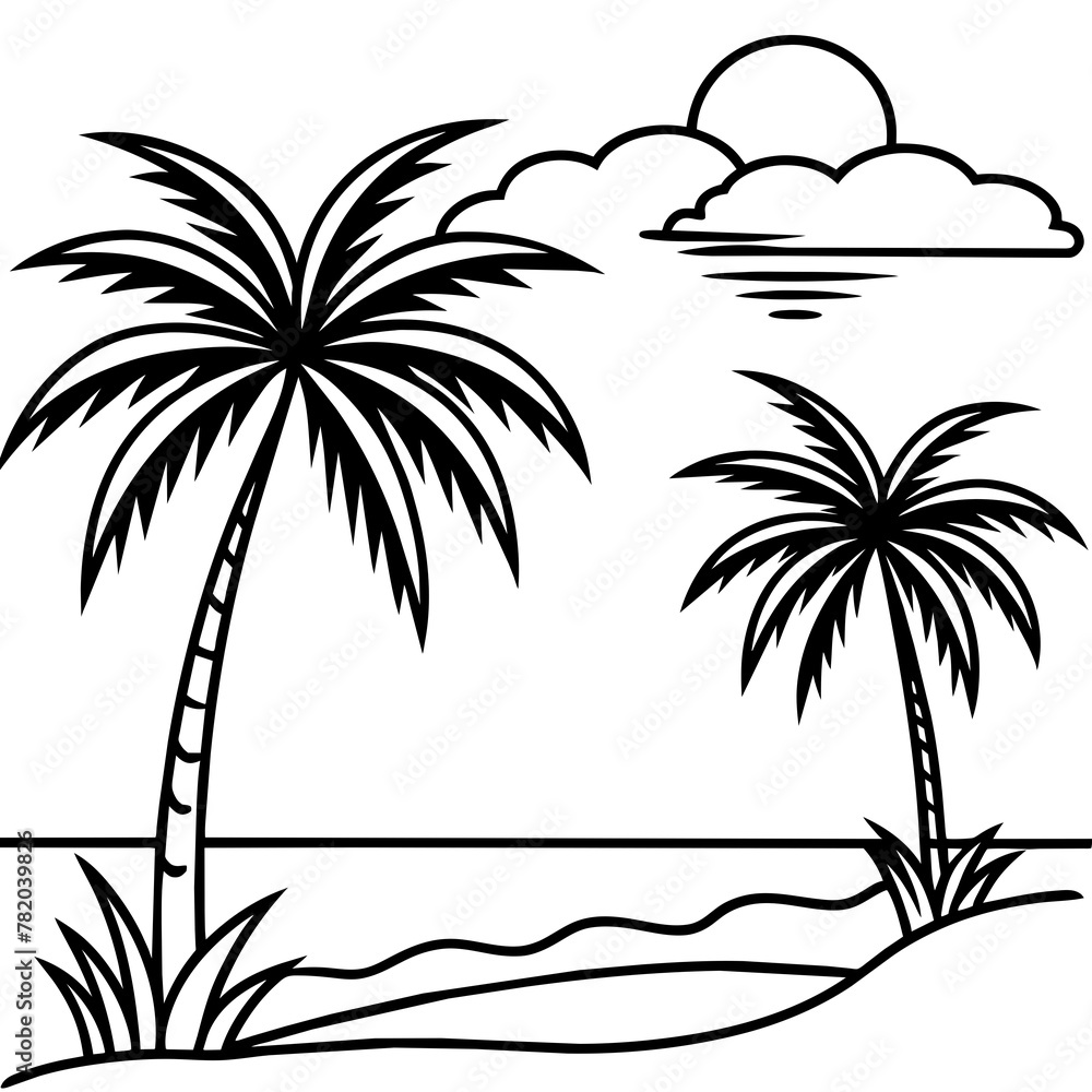 Summer vibes vector illustration.
Summer vibes vector illustration.