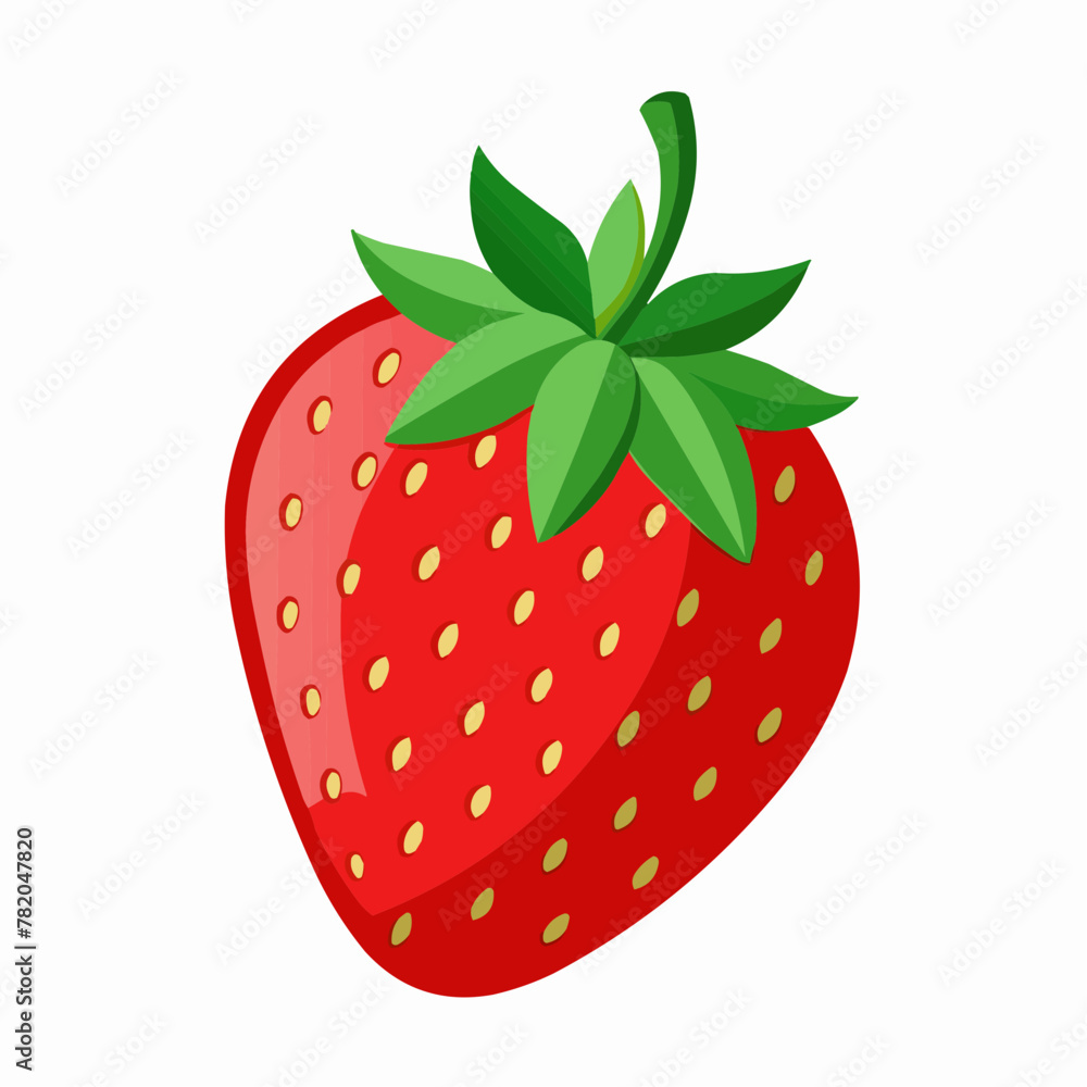 Obraz premium strawberry illustration