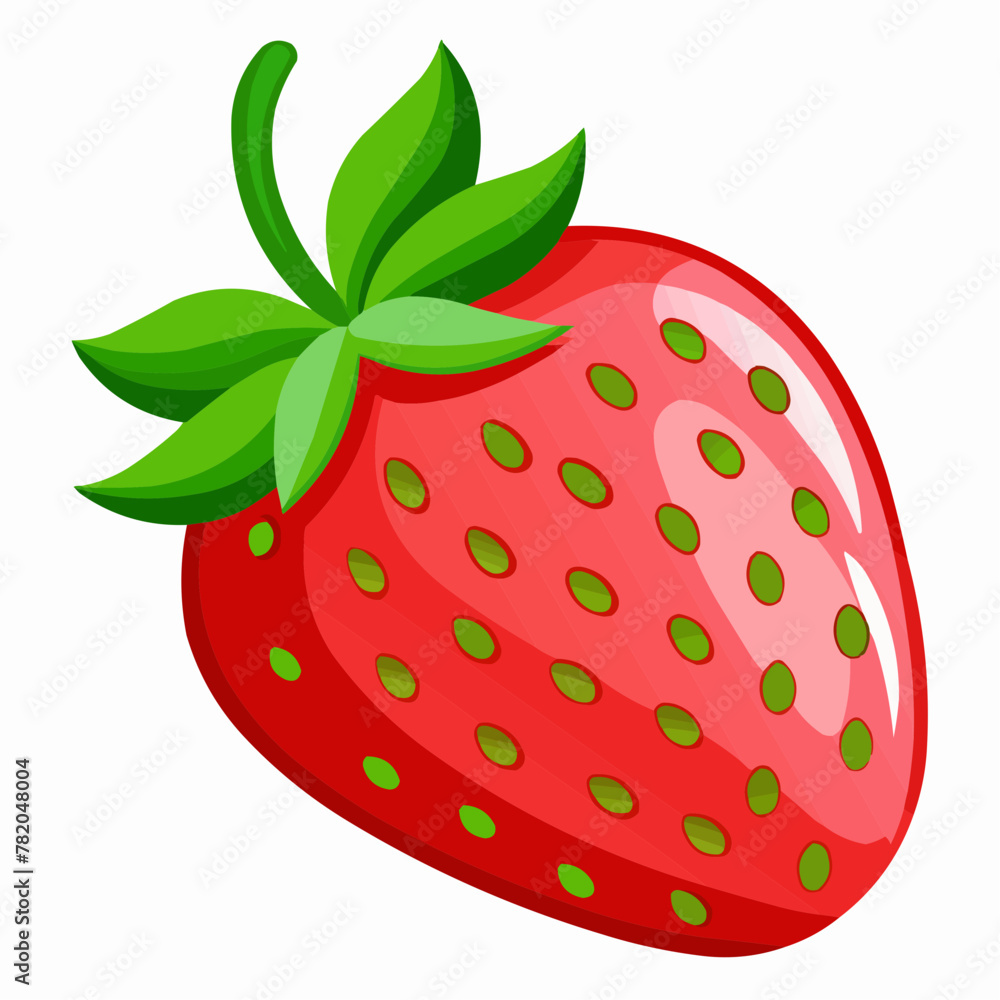 Obraz premium strawberry illustration