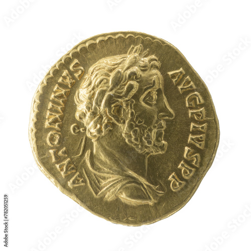 Antoninus Pius or Titus Aelius Hadrianus Antoninus Pius, Roman emperor. Aureus