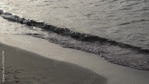 Wallpaper Mural Sea with waves on the beach on the Baltic Sea coast of Warnemünde beach in Rostock, Mecklenburg-Western Pomerania in Germany Torontodigital.ca