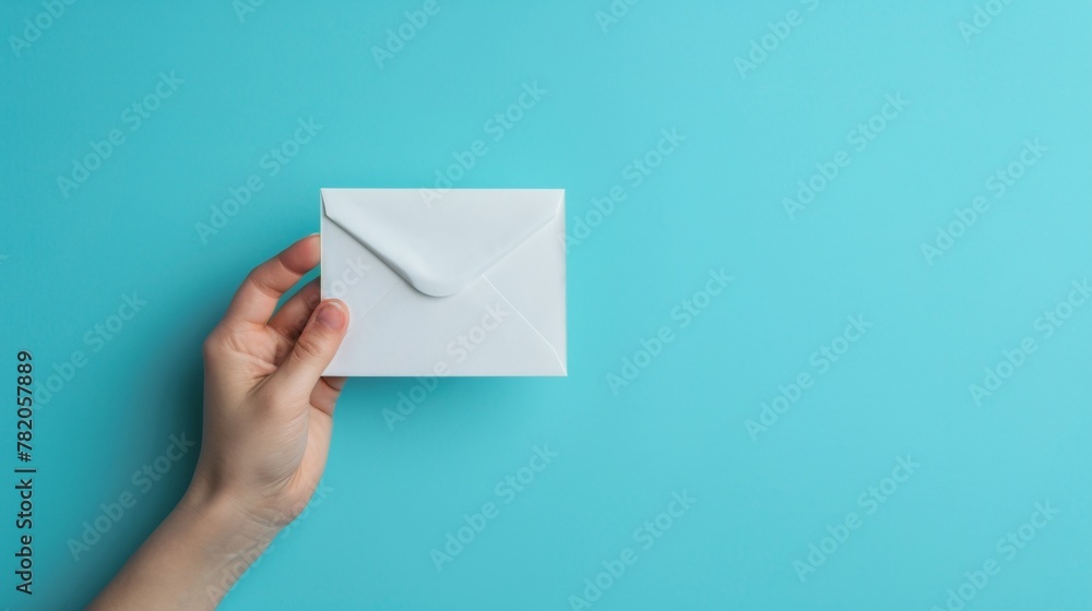 Hands with a voting envelope ballot in vote season. Hands with a voting envelope ballot in vote season.