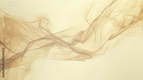 Minimalist Abstract Coffee Background with Foggy Wind, Crafted in 3D AI Image