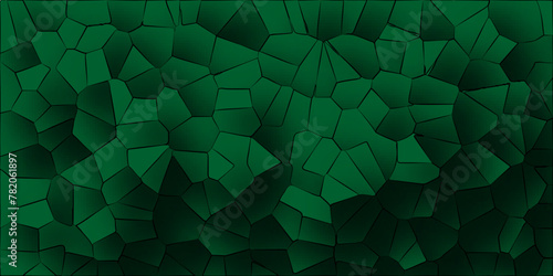 3D abstract broken glass quartz vonoroi diagram background. papercut design geometric retro tiles  pattern vintage vector background.