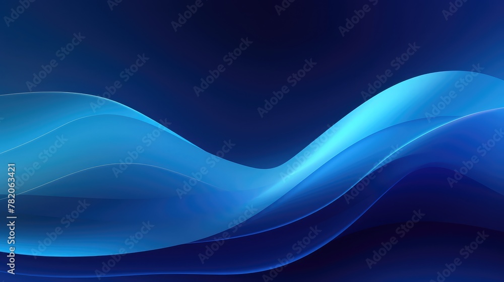 Blue gradient wave deep sea layer concept vector abstract background Blue gradient wave deep sea layer concept vector abstract background
